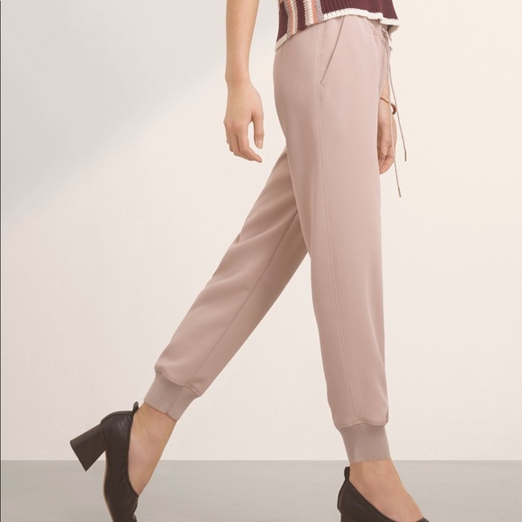Aritzia Wilfred Free Buffon Pant - M - Nude - Picture 1 of 12